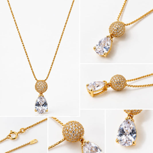 Golden Charm Pendant Necklace