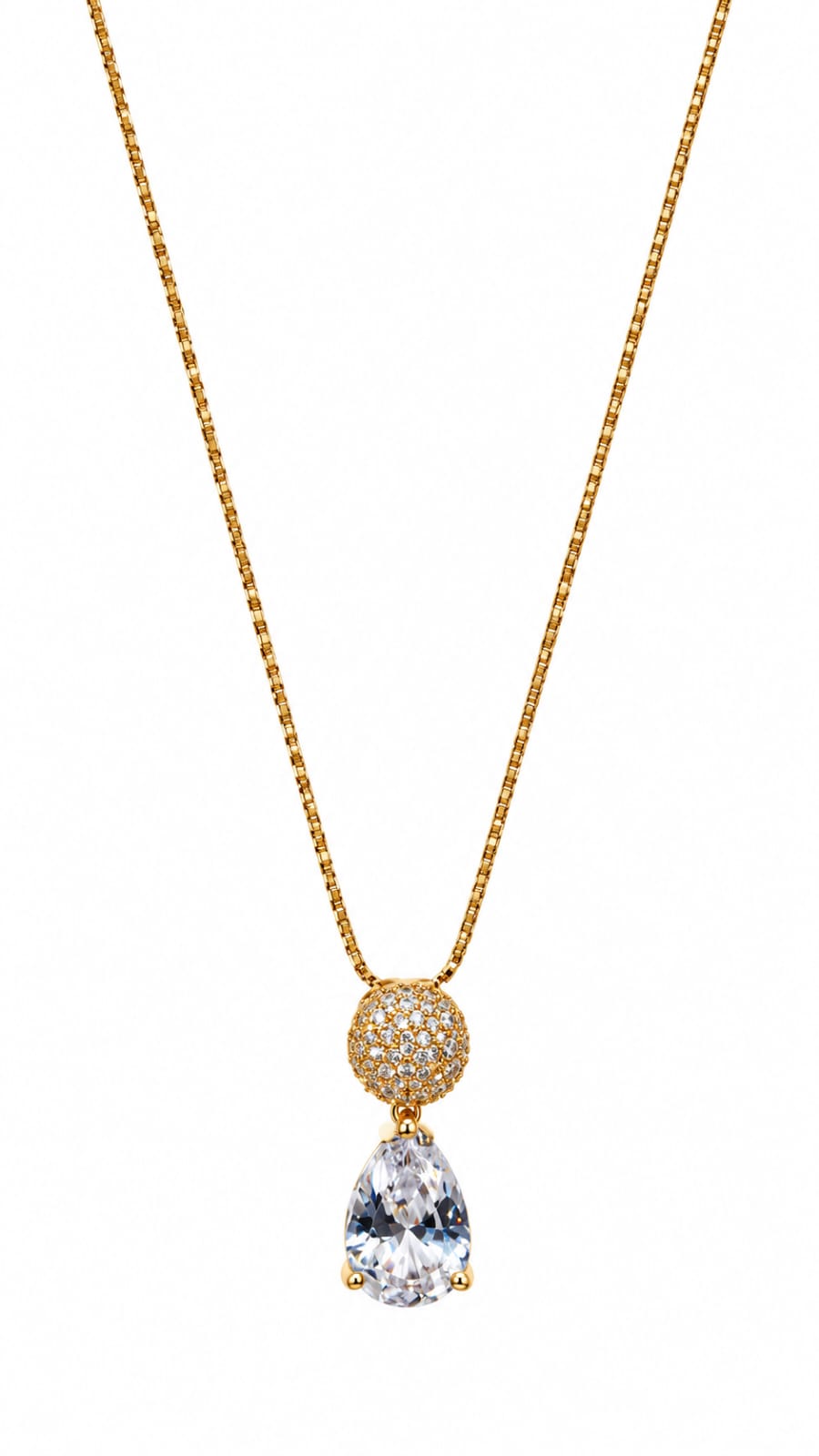 Golden Charm Pendant Necklace