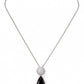 Royal Black Crystal Cascade Set