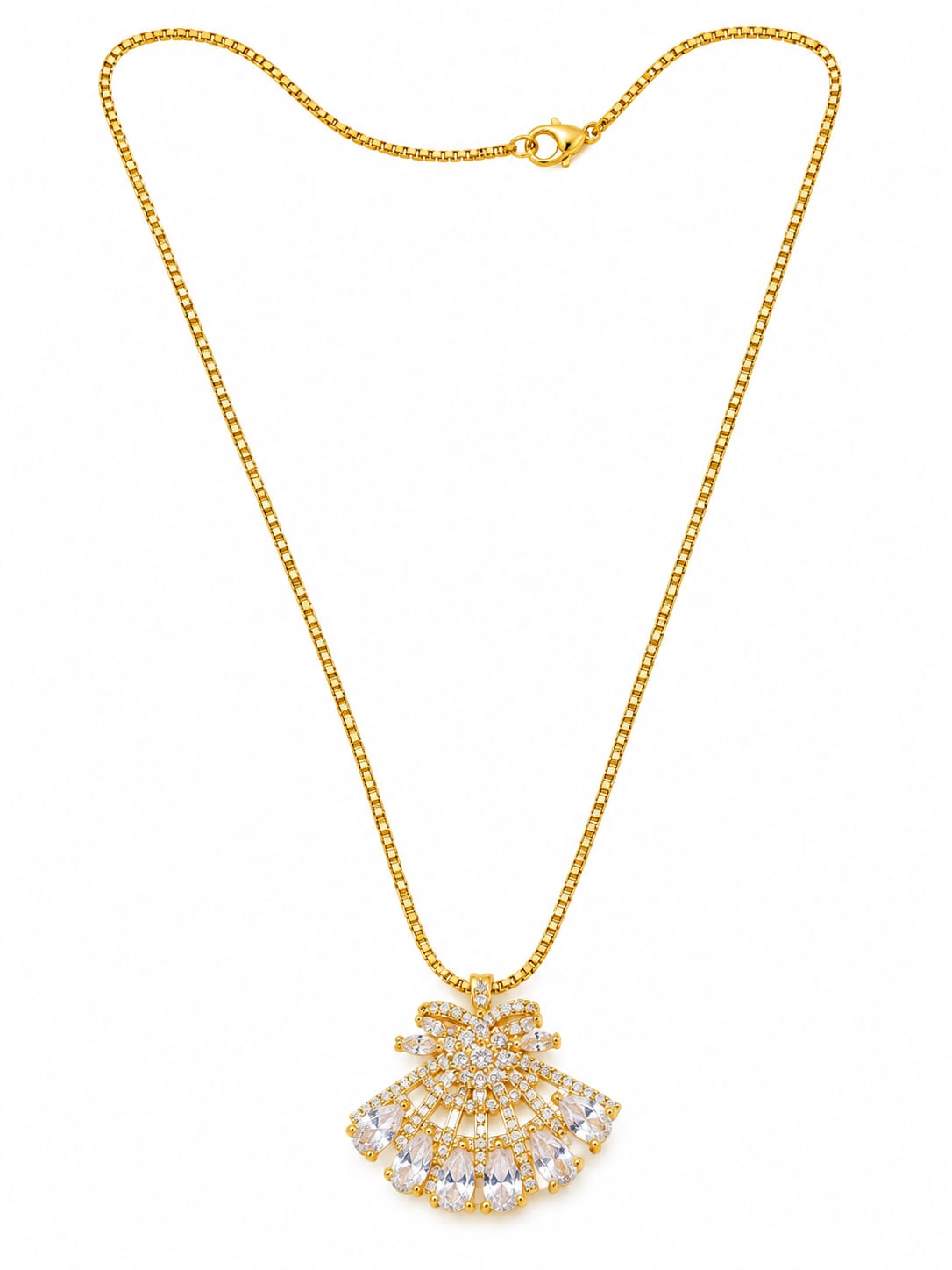 ✨ Golden Radiance Crystal Jewelry Set