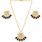 ✨ Golden Black Radiance Crystal Jewelry Set