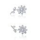 Sparkling Floral Drop Earrings